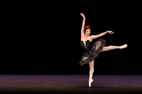 Viengsay Valdes performs the ballet Swan Lake at the Grand Teatro in Havana, Cuba.