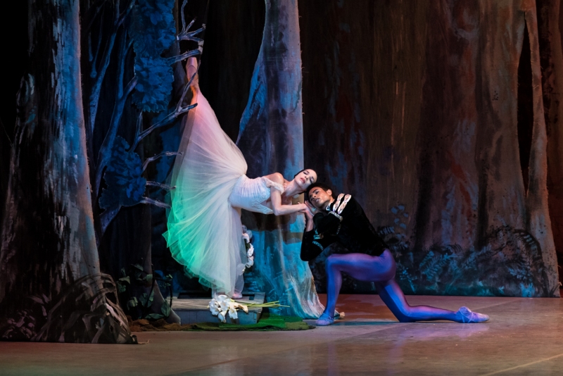Prima Ballerina Viengsay Valdes and First Soloist Patricio Reve perform in Giselle at the Grand Teatro in Havana, Cuba.