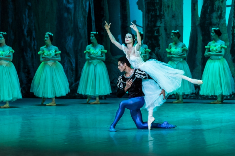 Prima Ballerina Viengsay Valdes and First Soloist Patricio Reve perform in Giselle at the Grand Teatro in Havana, Cuba on Febuary 20th, 2017.
