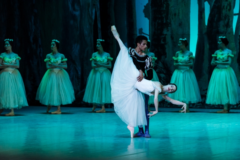 Prima Ballerina Viengsay Valdes and First Soloist Patricio Reve perform in Giselle at the Grand Teatro in Havana, Cuba.