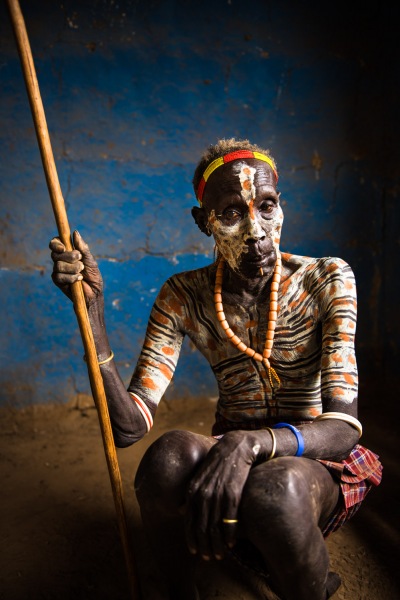 Portrait of a Kara Elder, Duss Village